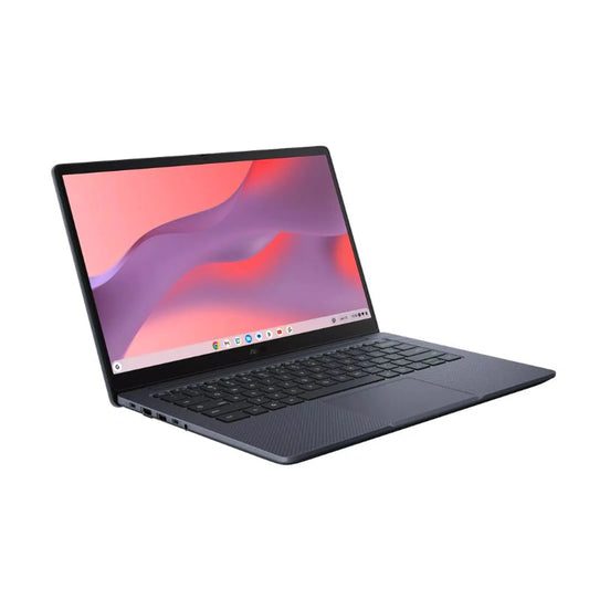 Vista lateral del Chromebook Asus CX14, diseño liviano