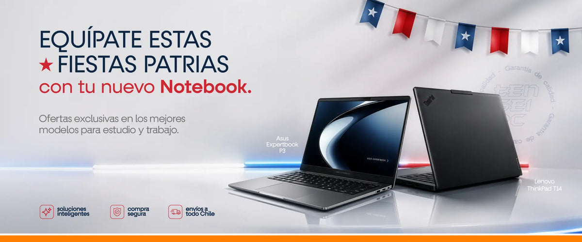 Equípate estas fiestas patrias con tu nuevo notebook en Tensei PC