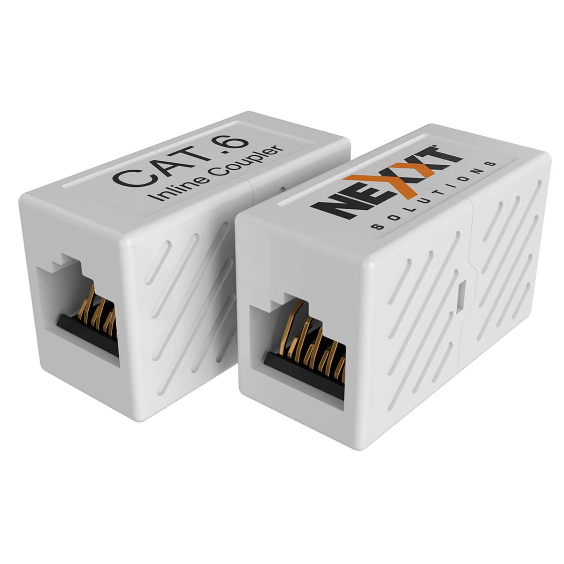 Acoplador RJ45 Cat6 Nexxt Módulo Lineal Hembra a Hembra Blanco