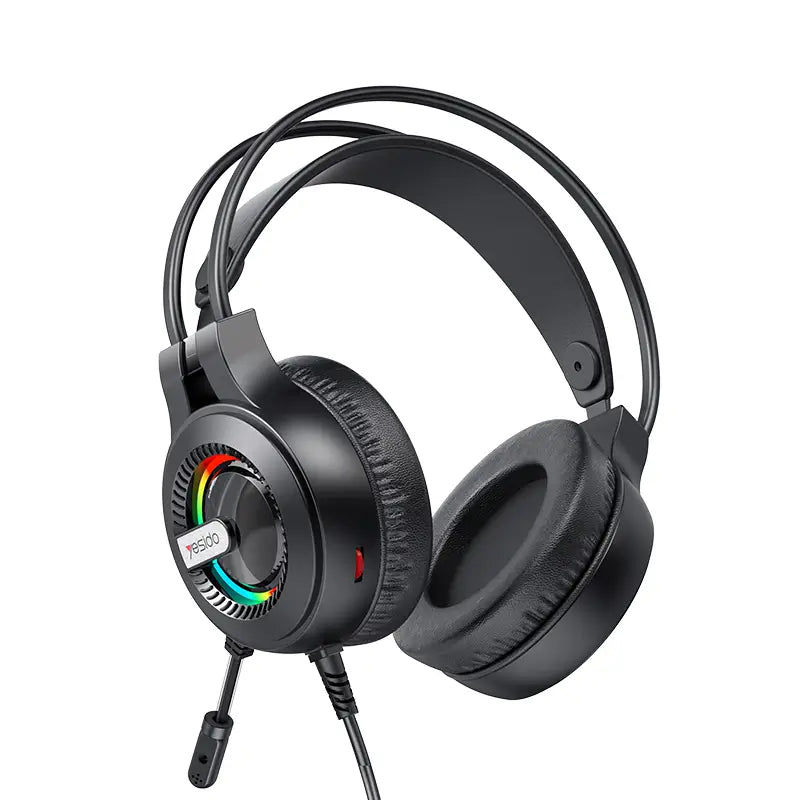 Audífonos Gamer Yesido EK02 RGB con micrófono y diseño gamer