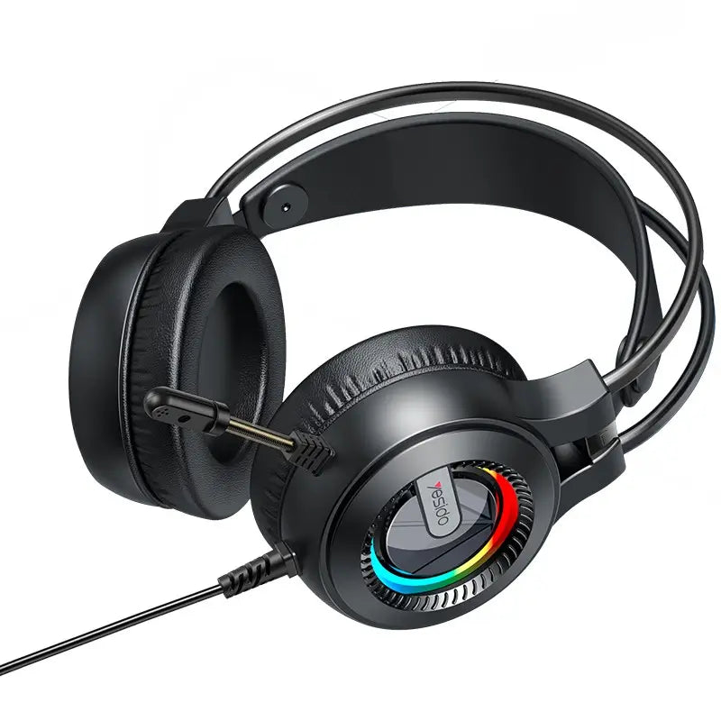 Audífonos Gamer Yesido EK02 con conexión 3.5 mm y USB para iluminación RGB