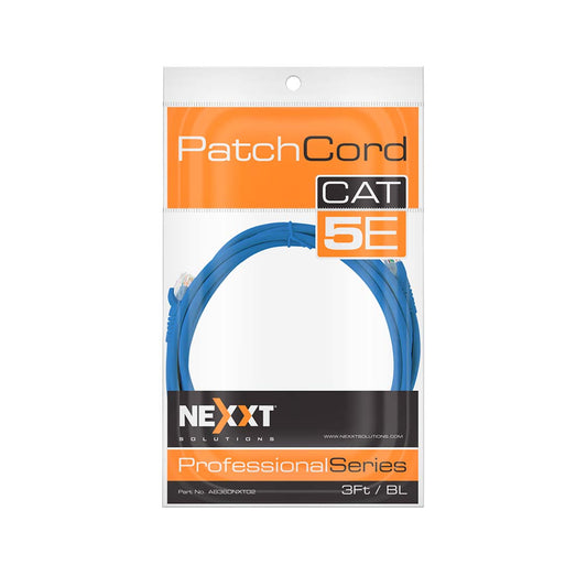 Bolsa de empaque del cable de red Nexxt Patch Cord Cat5e 3.05 metros azul