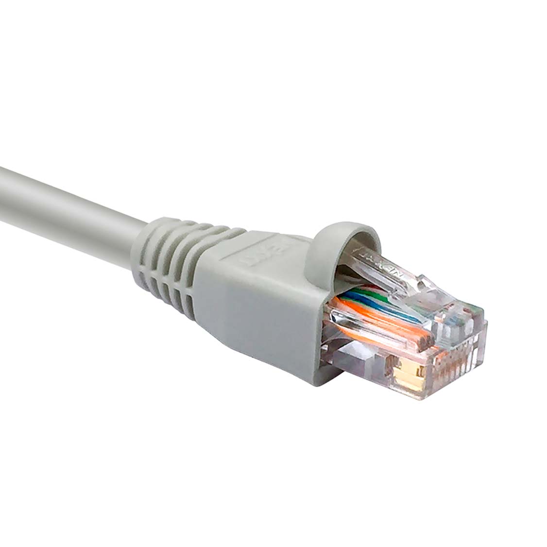 Conector RJ45 con bota modular del cable de red Nexxt Cat5e gris 3.05 metros