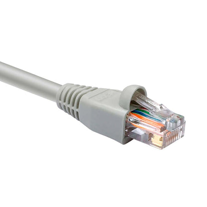 Conector RJ45 con bota modular del cable de red Nexxt Cat5e gris 90cm