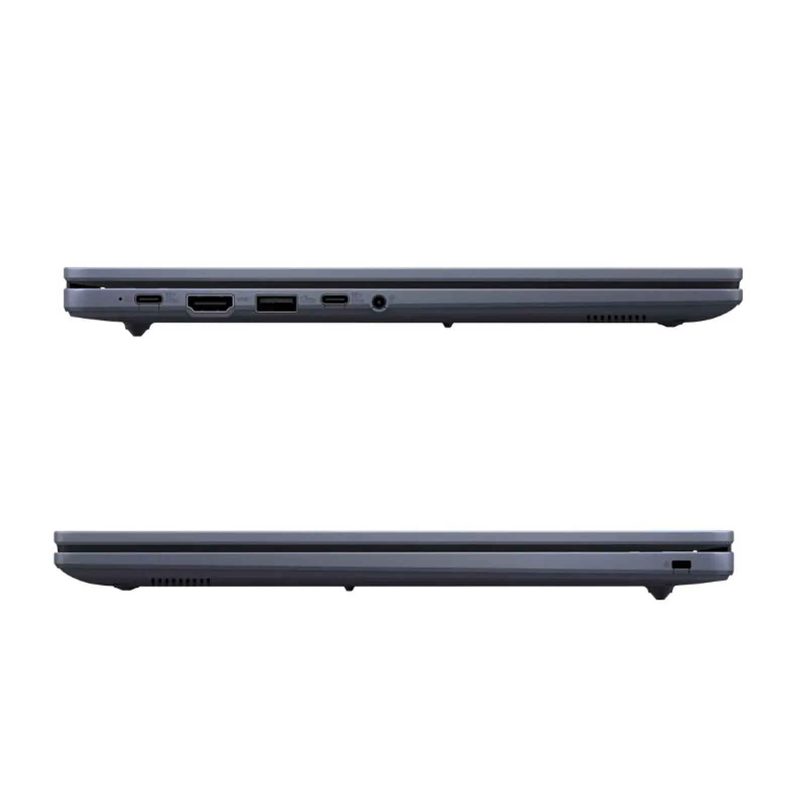 Puertos USB-C, USB-A y HDMI del Chromebook Asus CX14