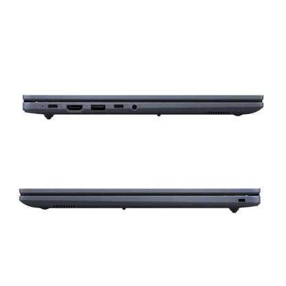 Puertos USB-C, USB-A y HDMI del Chromebook Asus CX14