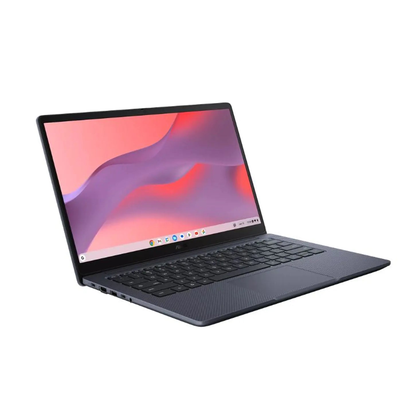 Vista lateral del Chromebook Asus CX14, diseño liviano