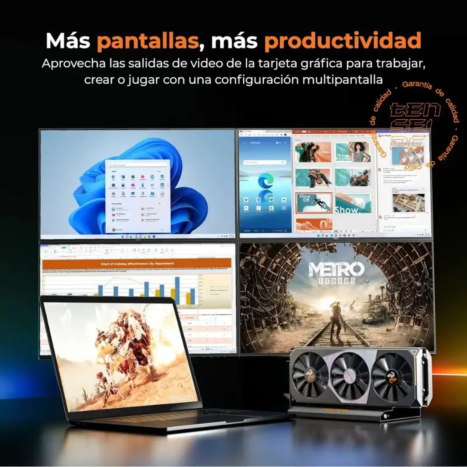 Dock eGPU Peladn LINK S-1 en TENSEI PC más pantallas y más productividad