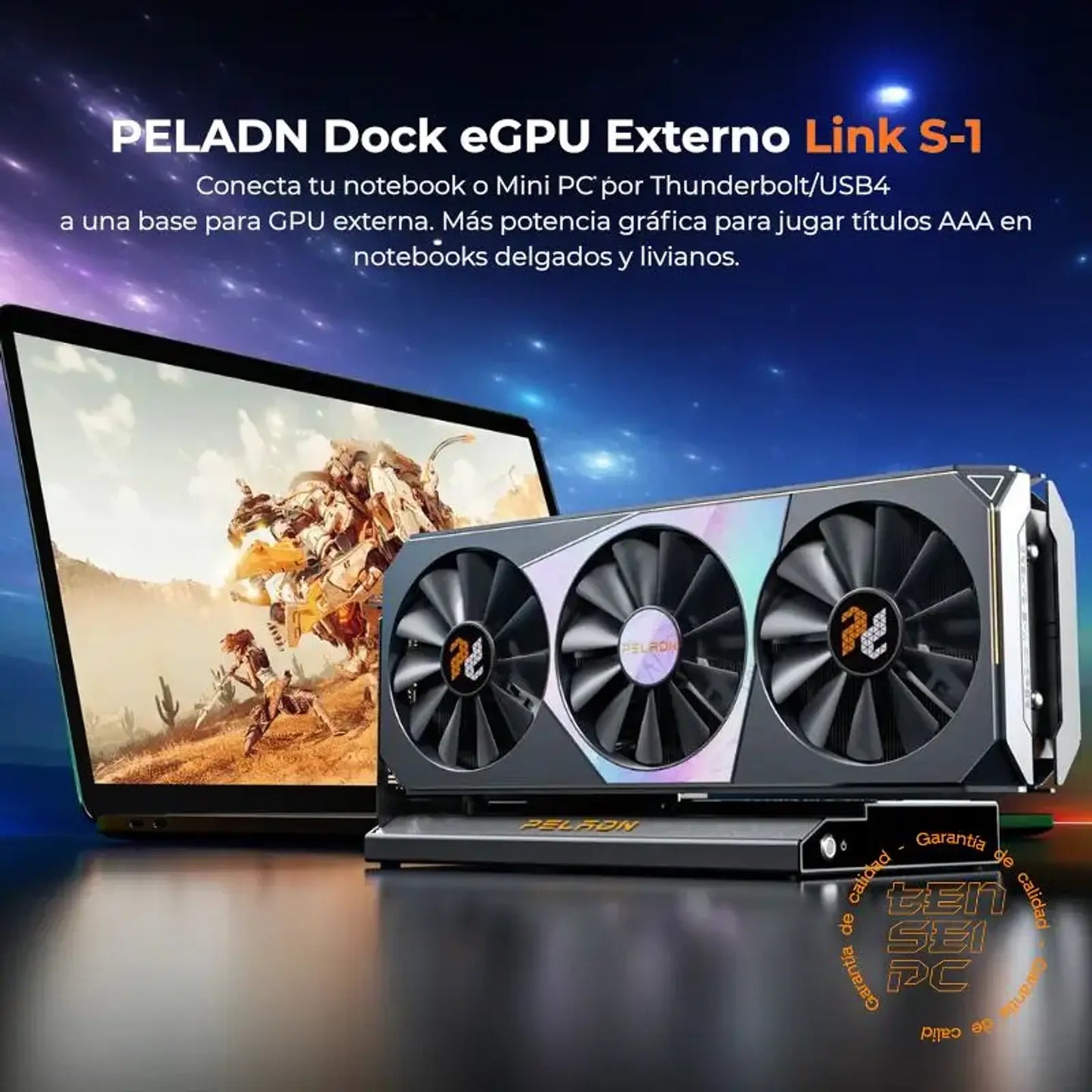 peladn dock egpu externo link s1