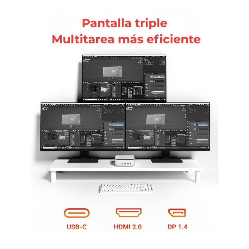 Firebat F2 Intel Core i5-14450HX compatible con 3 pantallas