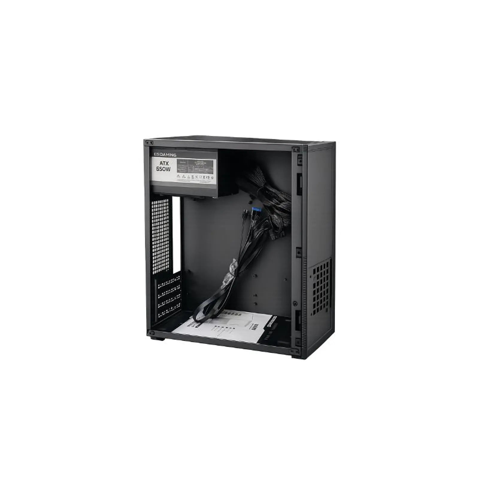 Fuente de poder ATX 650W incluida con el Gabinete ESGAMING NB20
