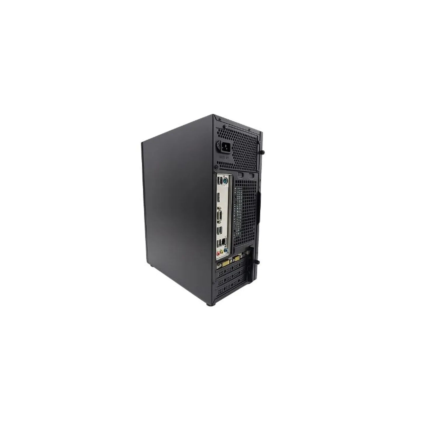 Gabinete ESGAMING NB20 M-ATX Torre Negro vista trasera