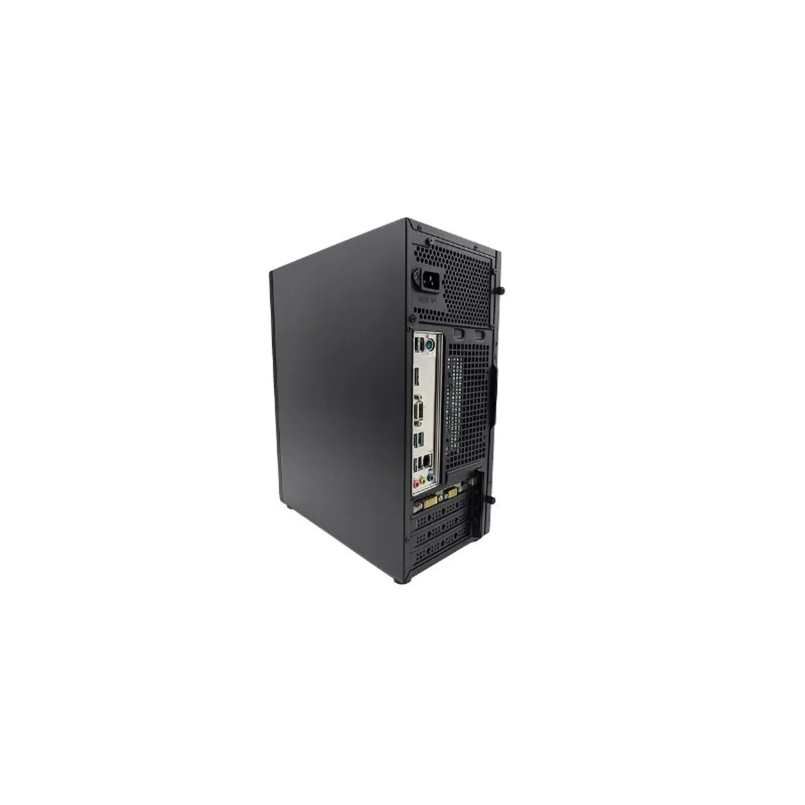Gabinete ESGAMING NB20 M-ATX Torre Negro vista trasera