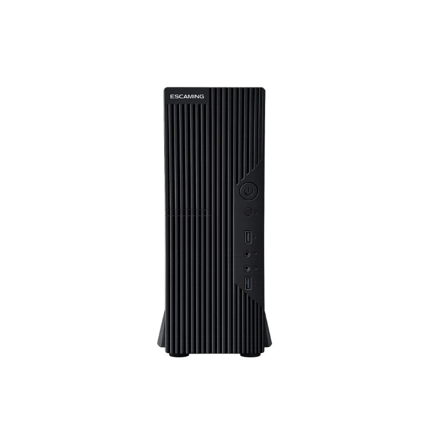Gabinete ESGAMING SLIM 103E Micro ATX/ITX vista frontal
