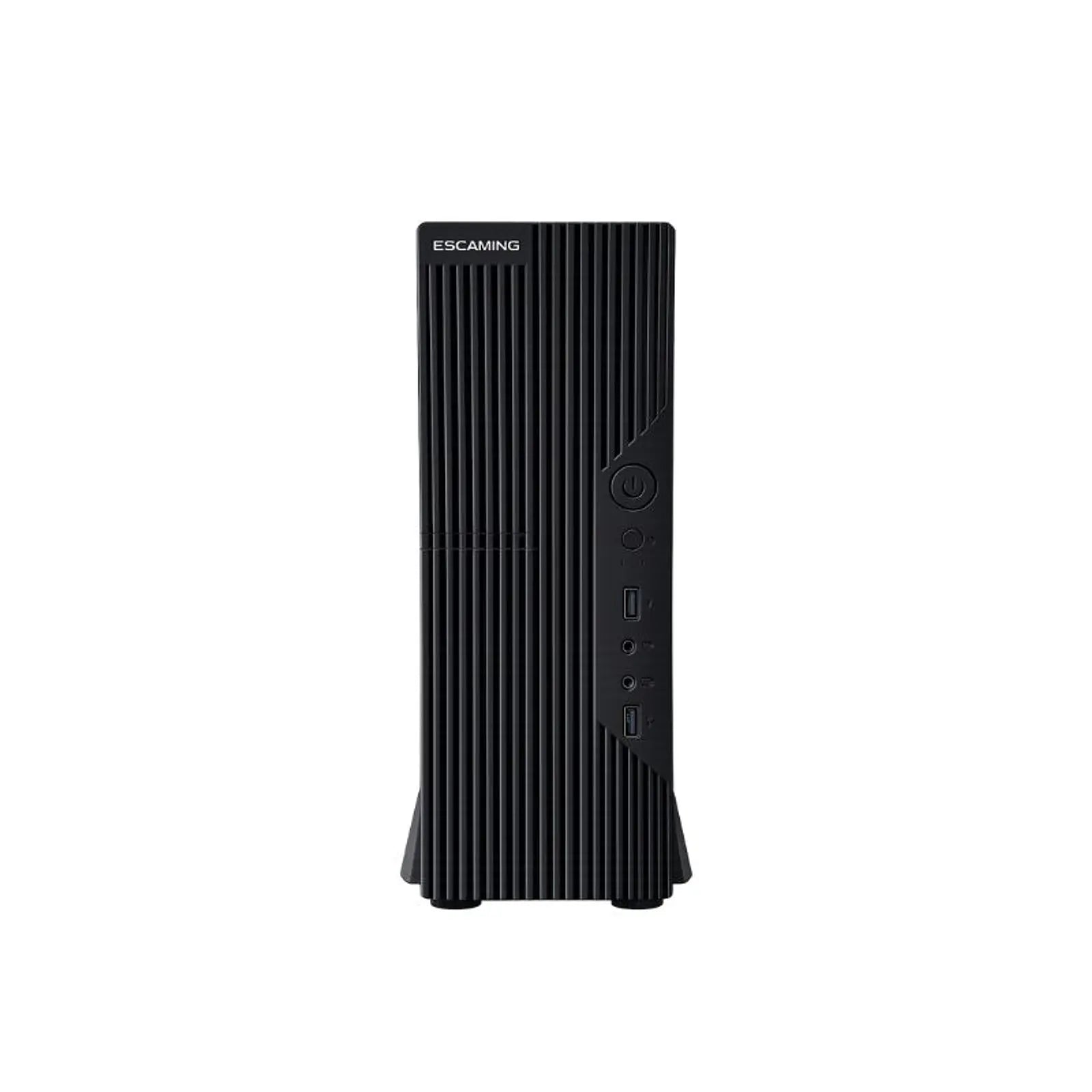Gabinete ESGAMING SLIM 103E Micro ATX/ITX vista frontal