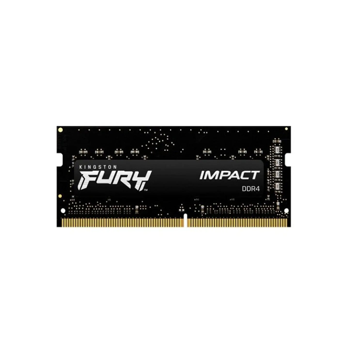 Memoria RAM Kingston FURY Impact 16GB DDR4 SODIMM vista frontal