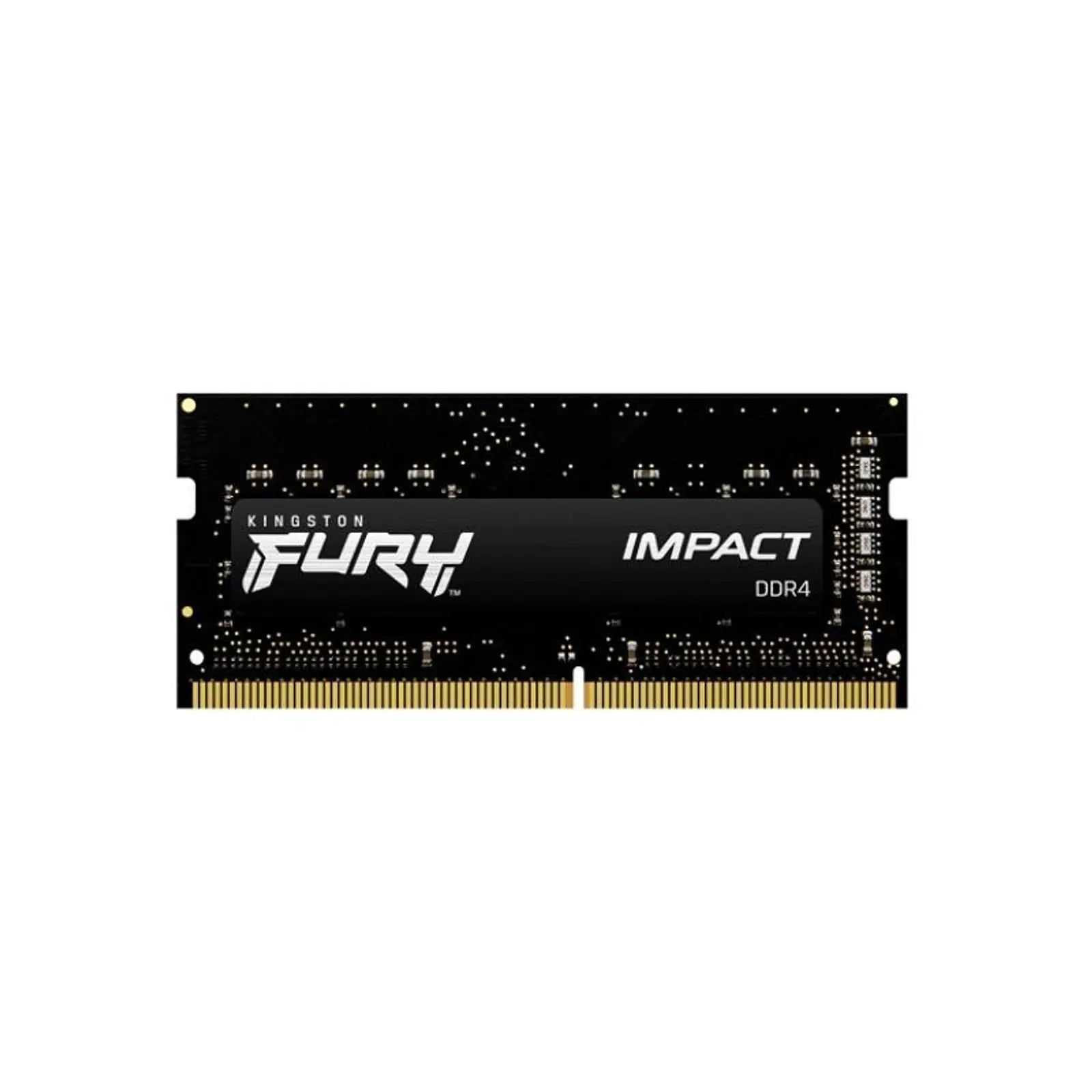 Memoria RAM Kingston FURY Impact 16GB DDR4 SODIMM vista frontal