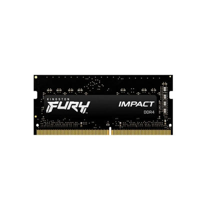 Memoria RAM Kingston FURY Impact 16GB DDR4 SODIMM vista frontal