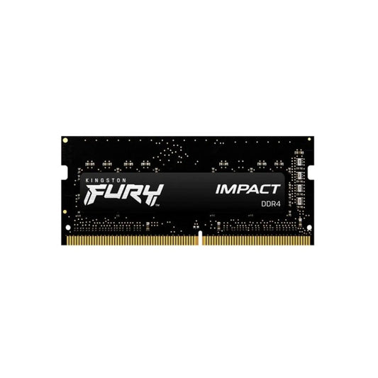 Memoria RAM Kingston FURY Impact 16GB DDR4 SODIMM vista frontal