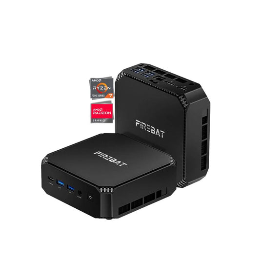 Vista superior del Mini PC Firebat A6 con ventilación
