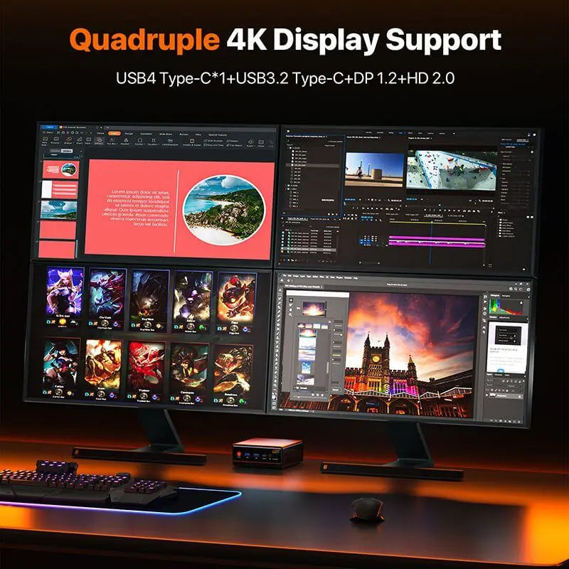 Peladn WO4 Mini PC con Ryzen 5 7640HS y gráficos Radeon 760M