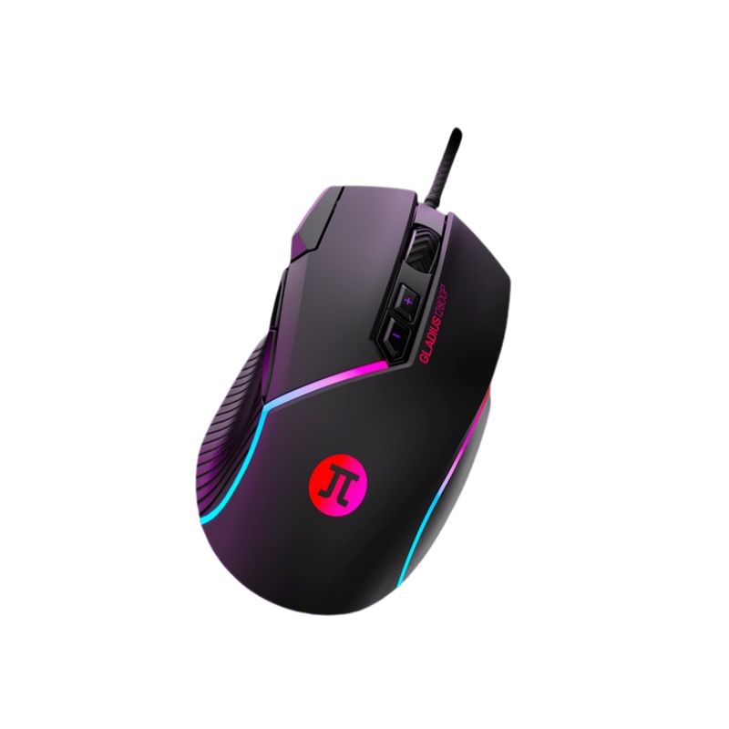 Mouse gamer Primus Gladius 12800P PMO-103 RGB vista frontal