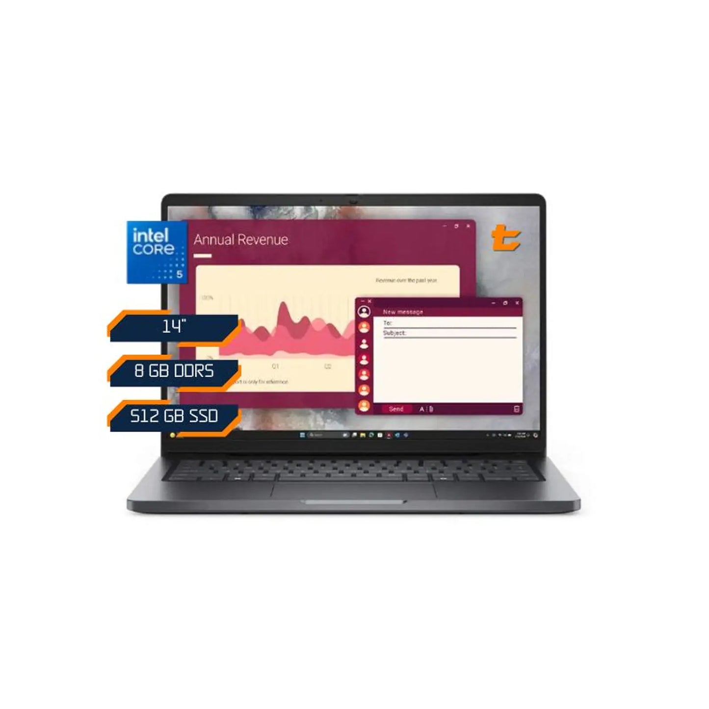 Notebook Dell Pro 14 PC14250 Intel Core 5 120U