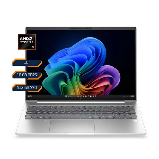 Especificaciones del notebook HP EliteBook 6 G2a 16" Ryzen AI 5 430, 16GB RAM y SSD 512GB