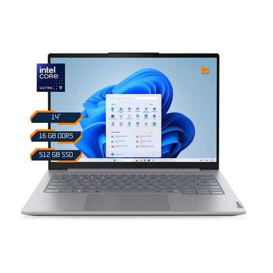 Especificaciones del notebook Lenovo ThinkBook 14 G8: Core Ultra 9 185H, 16GB DDR5, SSD de 512GB y pantalla WUXGA de 14"