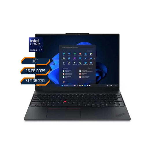 Notebook Lenovo ThinkPad E16 Gen 3 Intel Core Ultra 5 225U especificaciones