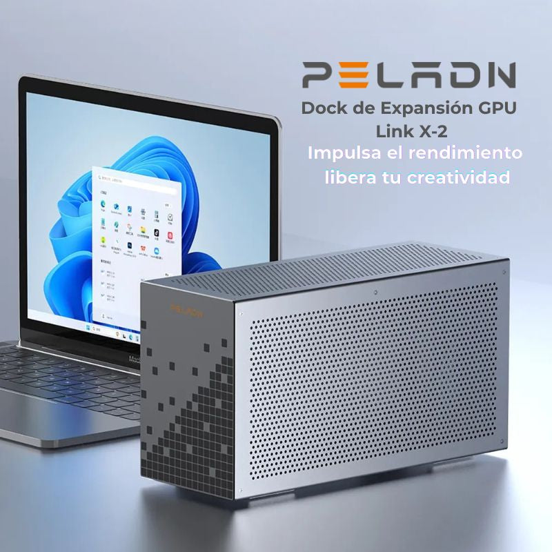 Dock expensión eGPU PELADN Link X-2 Thunderbolt 3 USB4 en TENSEI PC