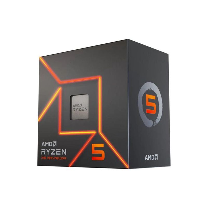 Caja del procesador AMD Ryzen 5 7600 socket AM5 vista frontal