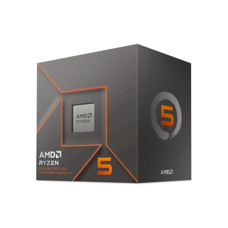 Caja del procesador AMD Ryzen 5 8500G socket AM5 vista frontal