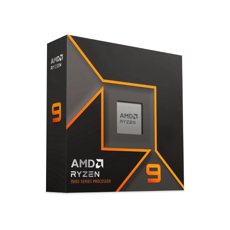 Caja del procesador AMD Ryzen 9 9900X socket AM5 vista lateral