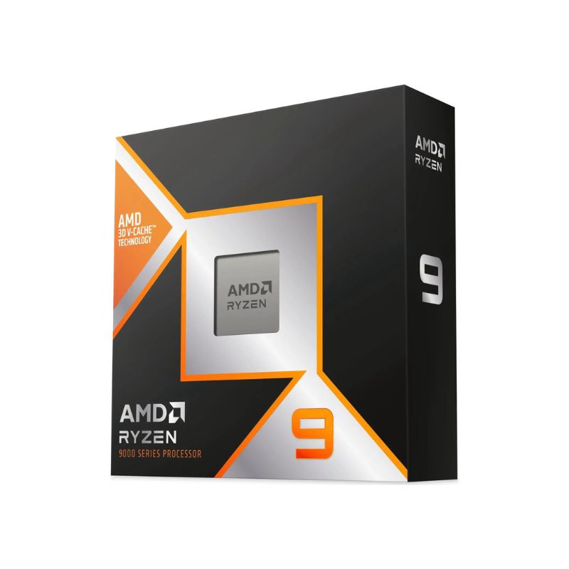 Caja del procesador AMD Ryzen 9 9950X3D socket AM5 con tecnología 3D V-Cache