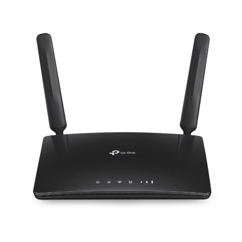 Router 4G LTE TP-Link Archer MR200 AC750 con antenas desmontables vista frontal