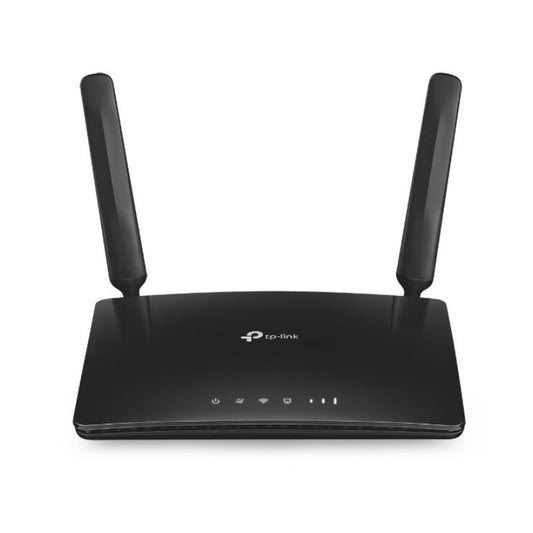 Router 4G LTE TP-Link Archer MR200 AC750 con antenas desmontables vista frontal