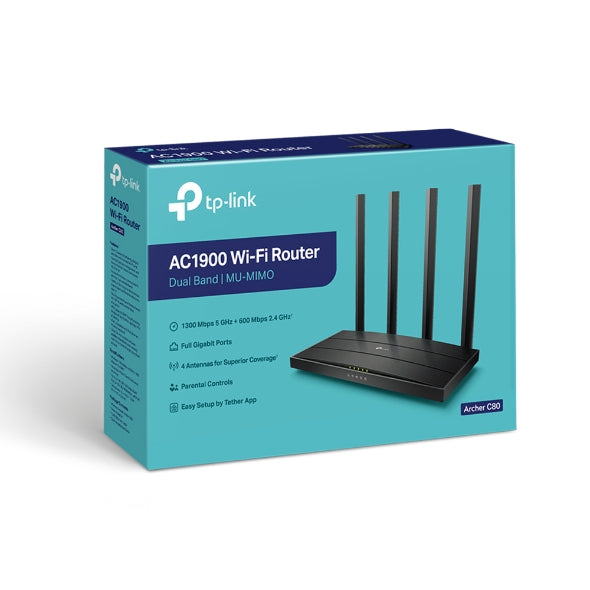 Router TP-Link Archer C80 AC1900 caja