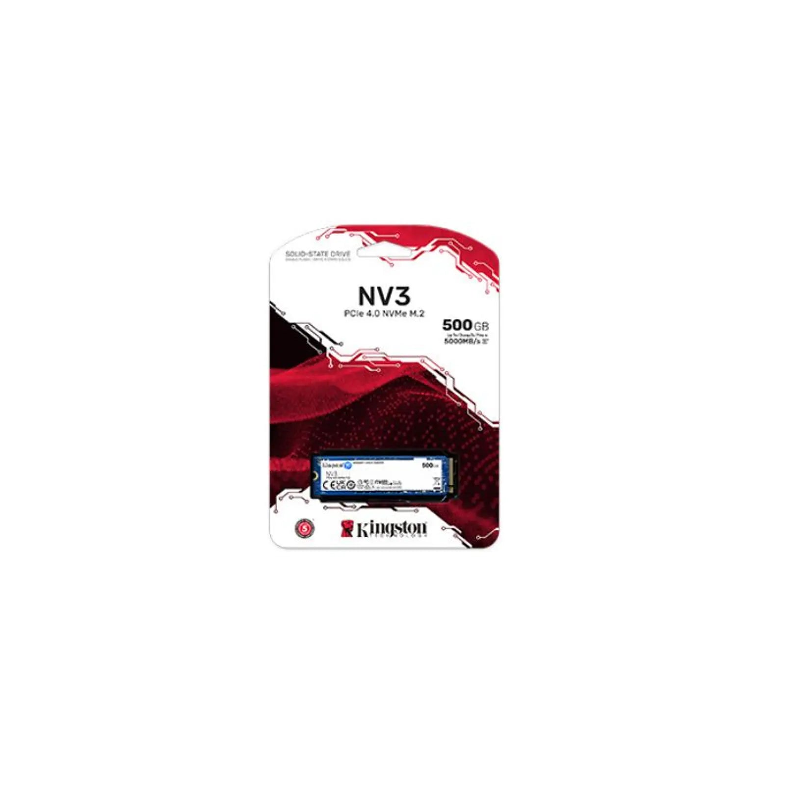 SSD Kingston NV3 500GB M.2 NVMe PCIe 4.0 caja