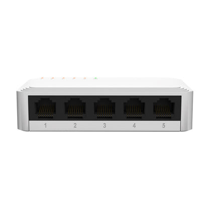 Switch Nexxt Naxos 501-G 5 puertos Gigabit de escritorio vista frontal