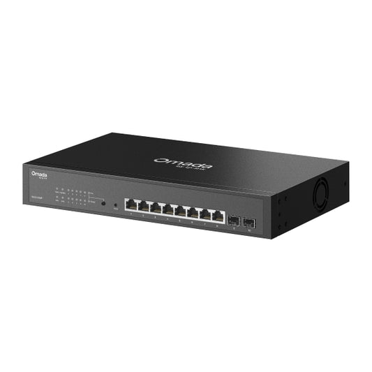 8 puertos Gigabit PoE+ y 2 puertos SFP del switch TP-Link SG2210MP