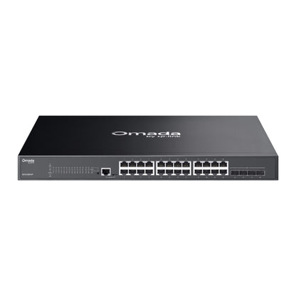 Switch TP-Link SG3428XMP JetStream 24 puertos PoE+ vista frontal