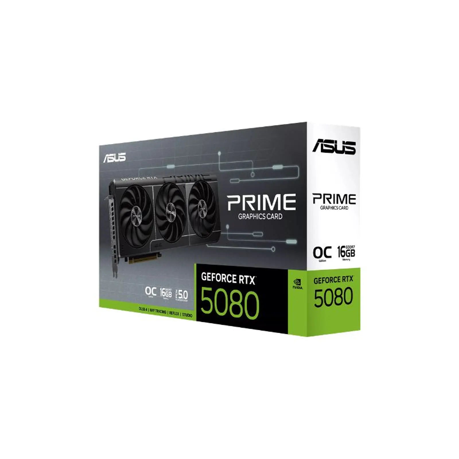 Tarjeta de video ASUS Prime GeForce RTX 5080 OC caja