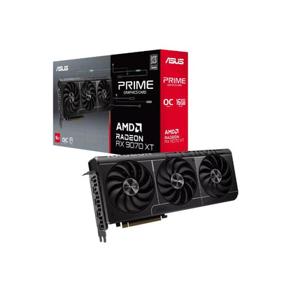 Tarjeta de video ASUS Prime Radeon RX 9070 XT OC caja