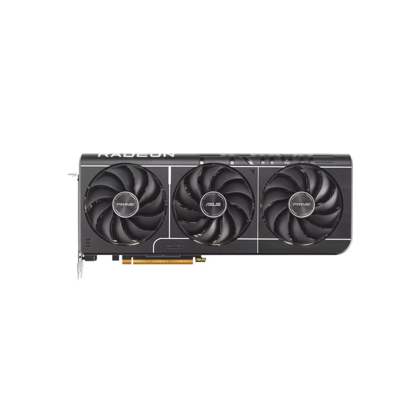 Tarjeta de video ASUS Prime Radeon RX 9070 XT OC vista frontal