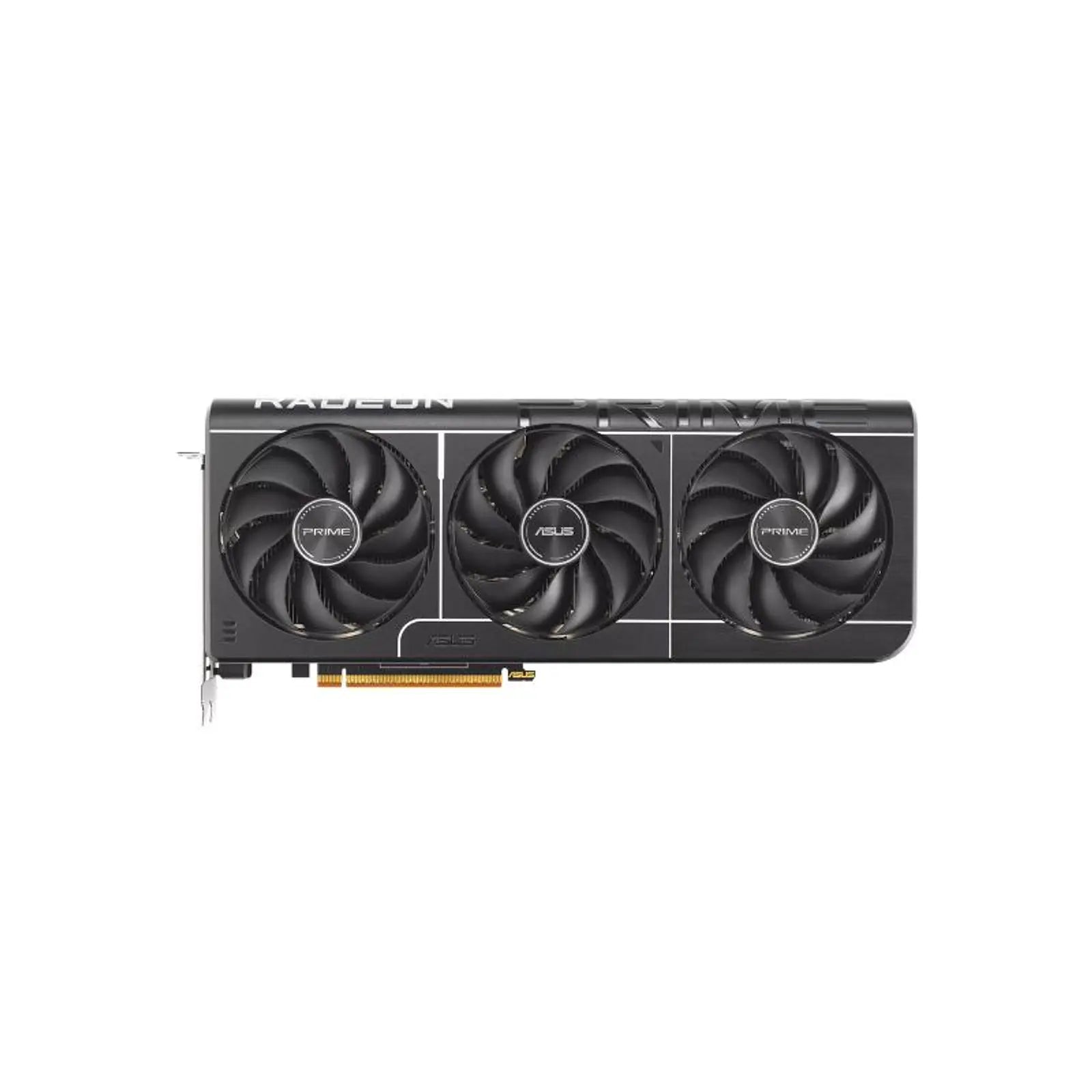 Tarjeta de video ASUS Prime Radeon RX 9070 XT OC vista frontal