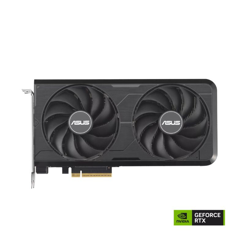 Tarjeta de video ASUS Dual GeForce RTX 5060 Ti EVO OC 16GB vista frontal