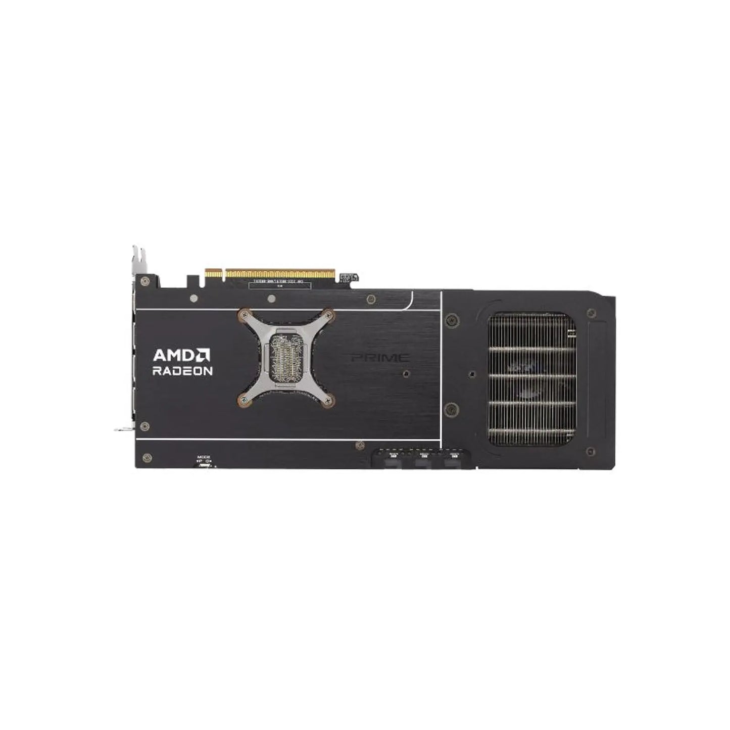 Backplate ventilado de la tarjeta ASUS Prime RX 9070 XT