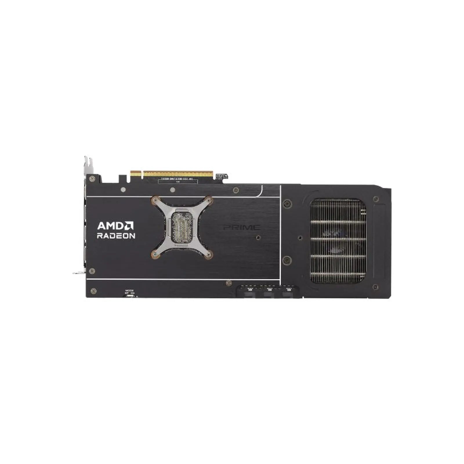 Backplate ventilado de la tarjeta ASUS Prime RX 9070 XT
