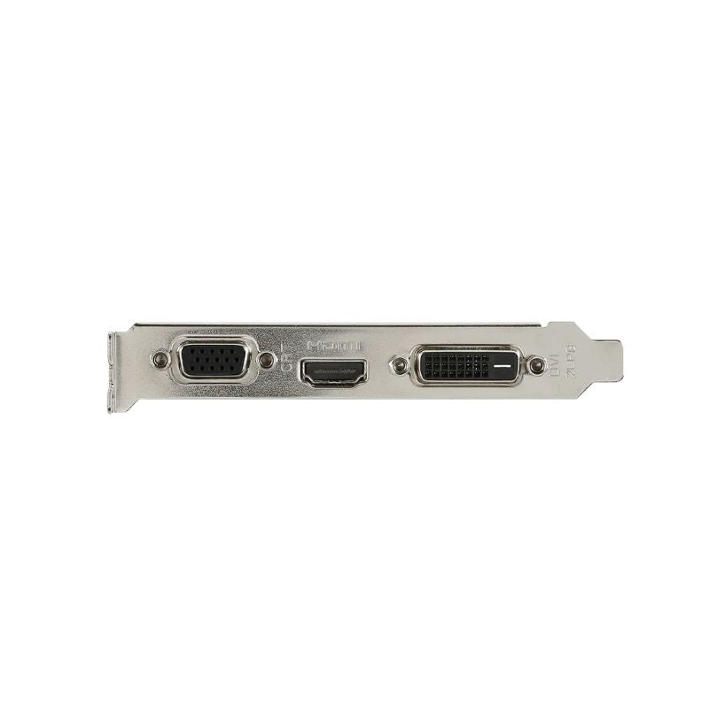 Puertos HDMI, DVI-D y VGA de la tarjeta de video MSI GeForce GT 710